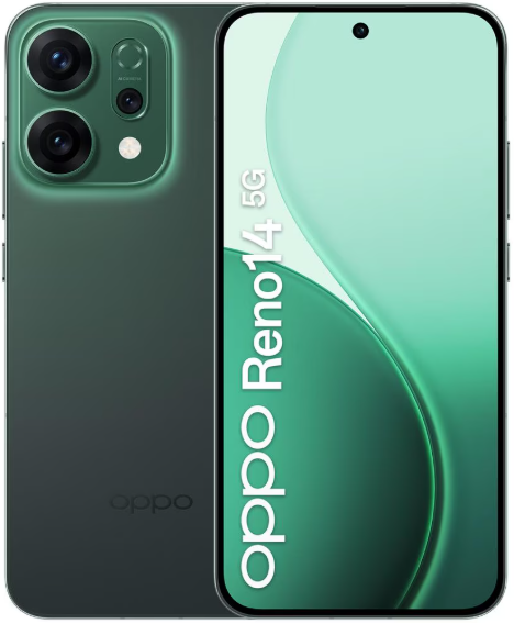 OPPO Reno 14 12+512GB 6.59"5G Luminous Green ITA