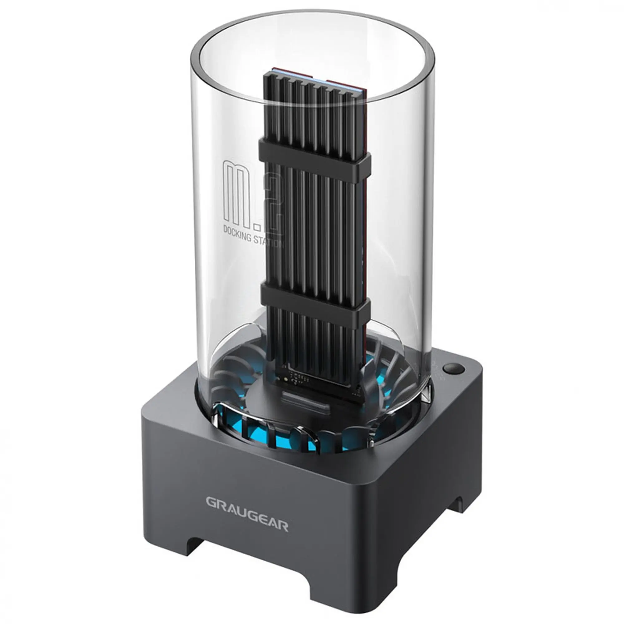 Graugear G-M2DK-AC-10G Docking Station M.2 NVMe con dissipatore e ventola USB-C - Nero