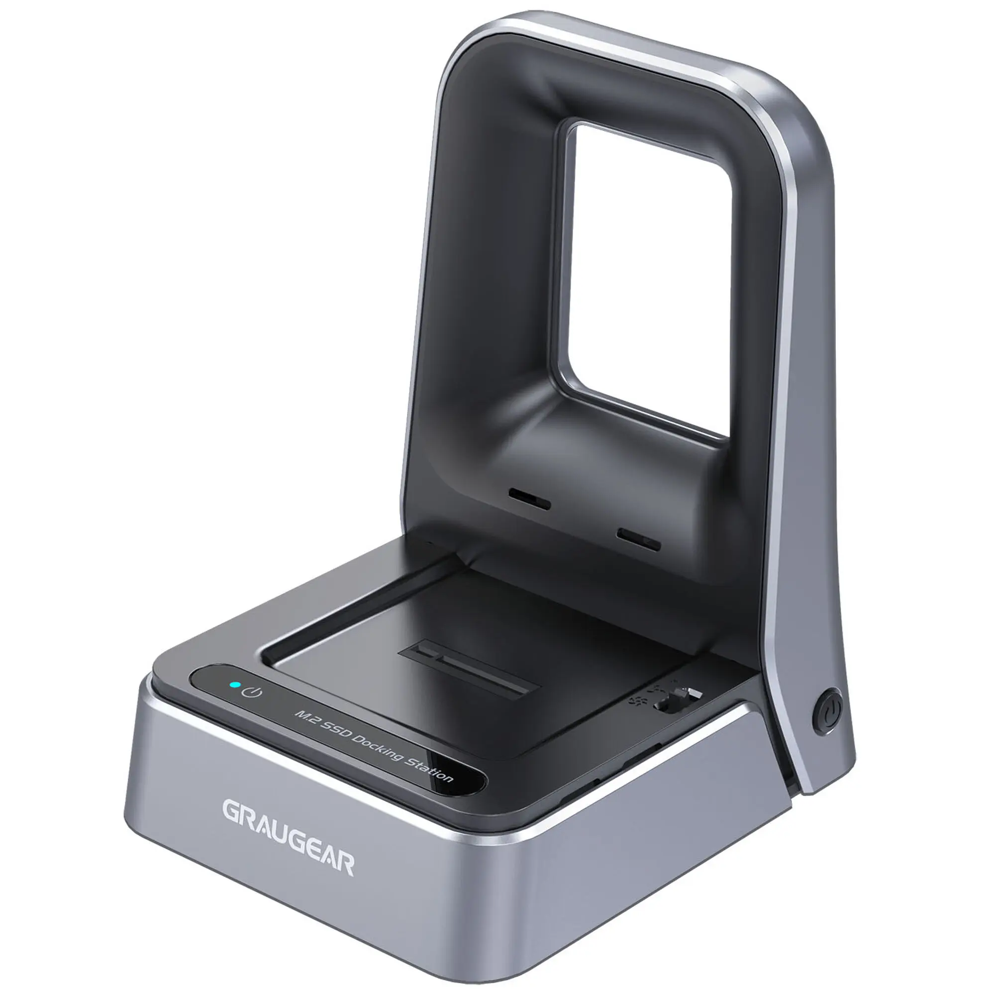 Graugear G-M2DK2-20G Docking Station M.2 NVMe e SATA, USB 3.2 Gen2x2 20 Gbit/s, Raffreddamento Attivo - Nero