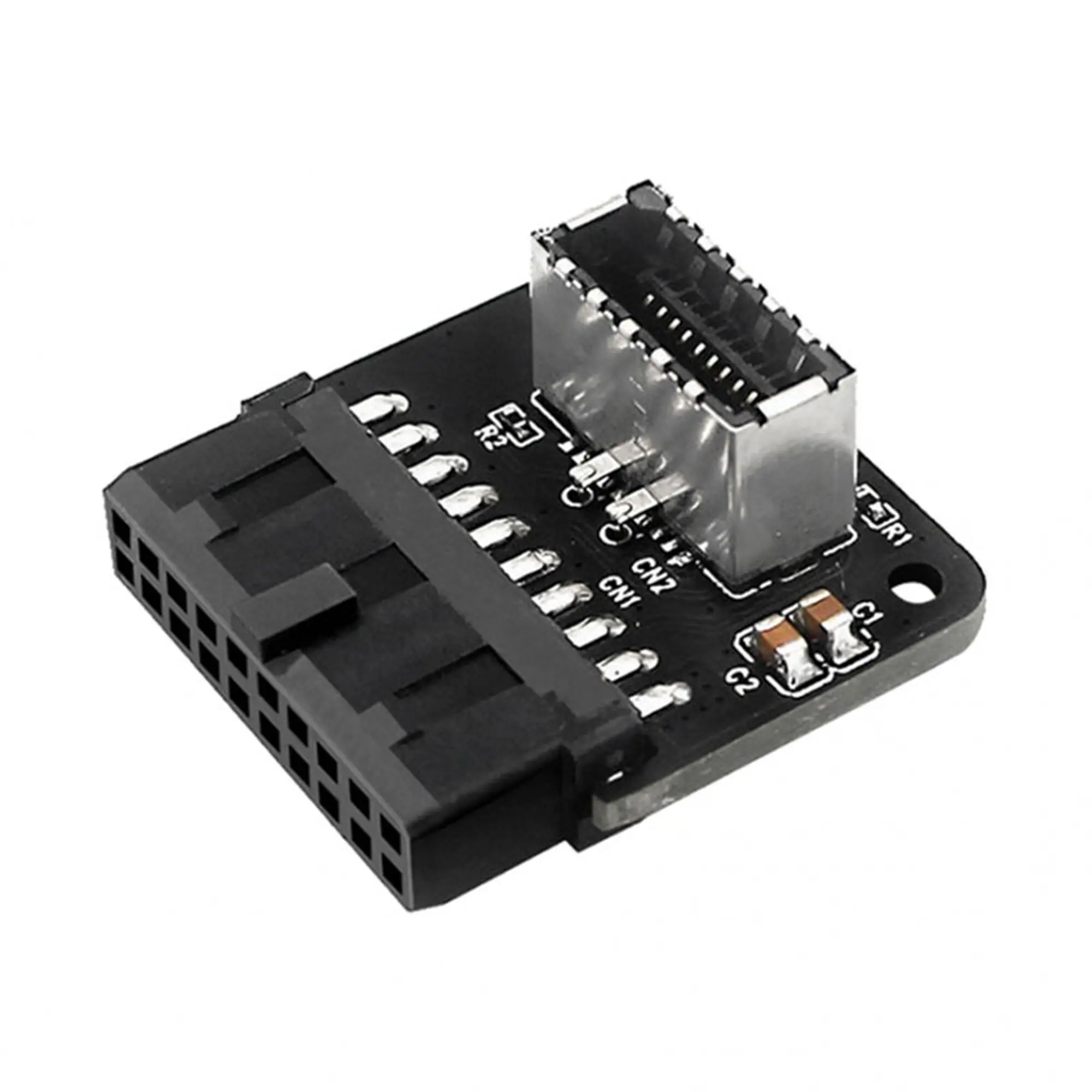 Graugear Adattatore interno USB 3.0 19-Pin a USB 3.1 Type-E 20-Pin Key A - 90°