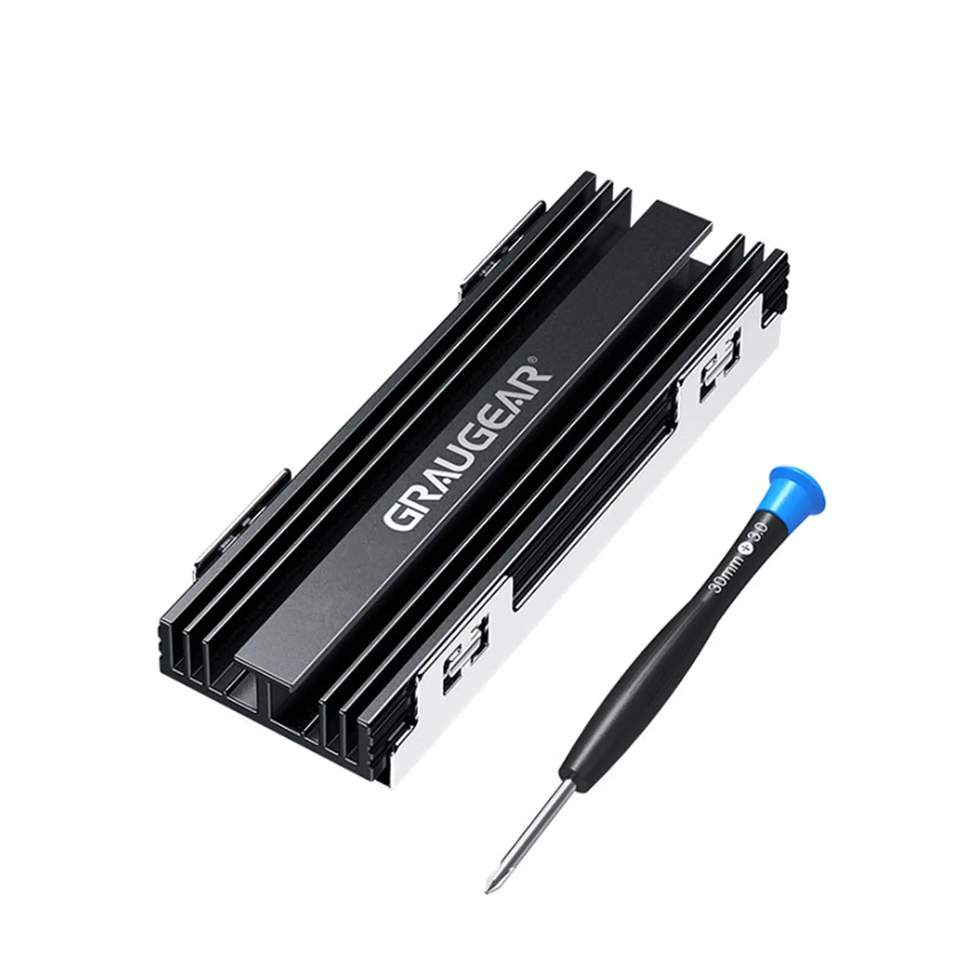 Graugear G-PS5HS02 dissipatore SSD M.2 per PlayStation 5 - Nero/Argento