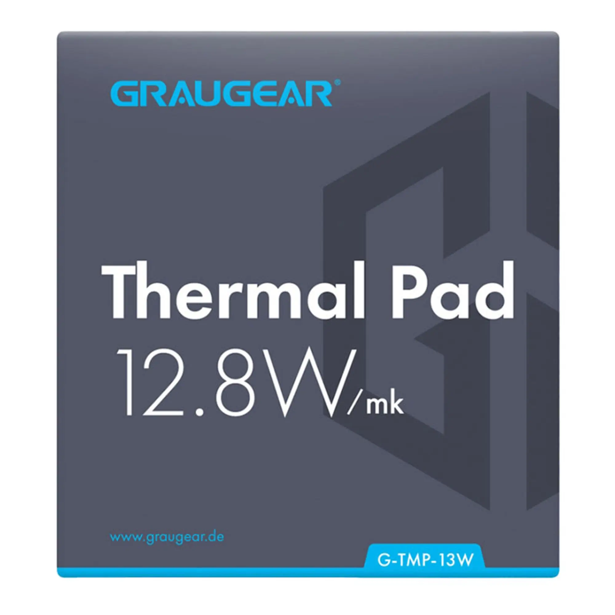 Graugear Wärmeleitpad - Pad Termico per CPU, GPU e Memorie 100 x 45 x 1 mm, 12,8 W/mK