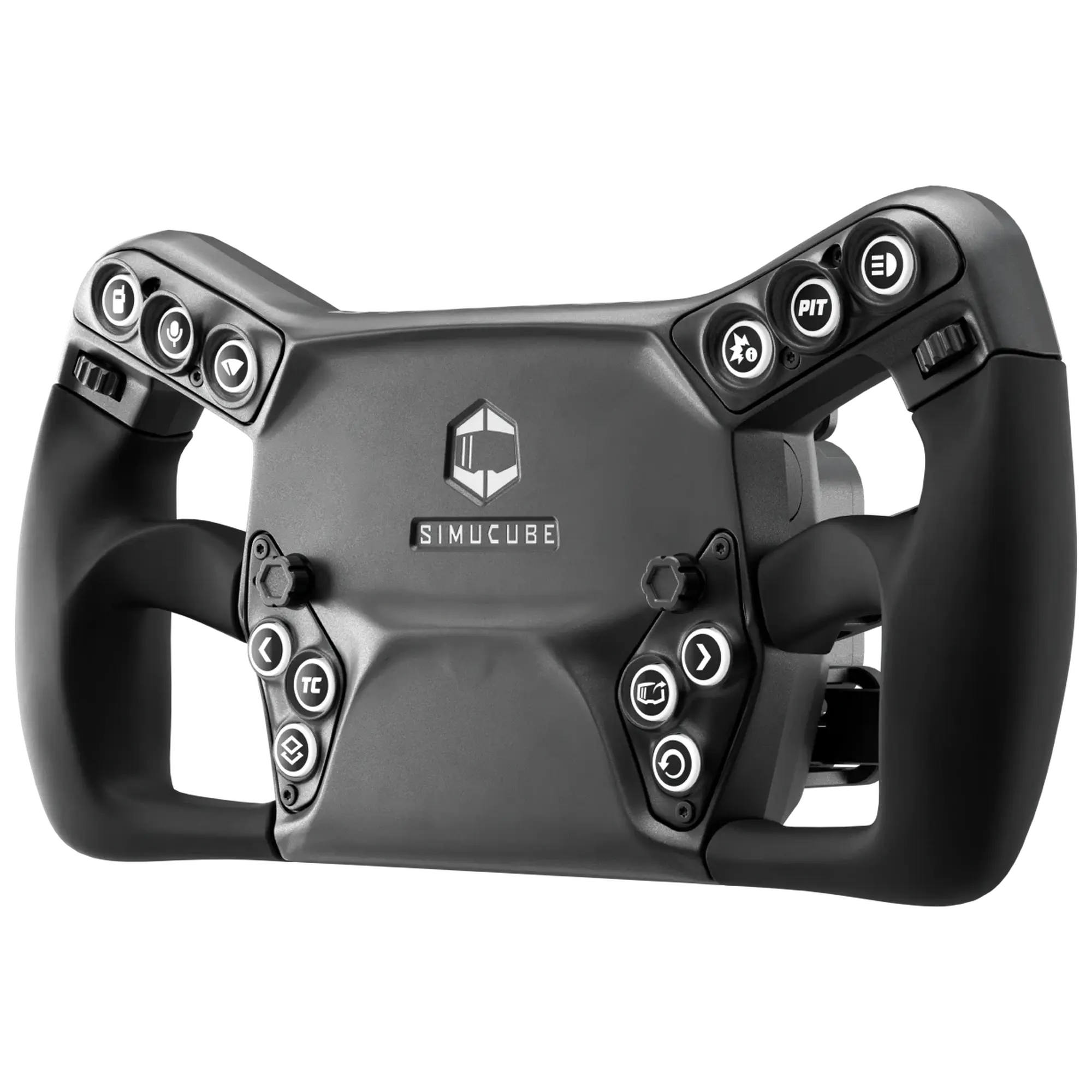 Simucube Savu Sport - Volante Sim Racing con Telaio in Metallo, 12 Tasti RGB e Palette per Simucube 3