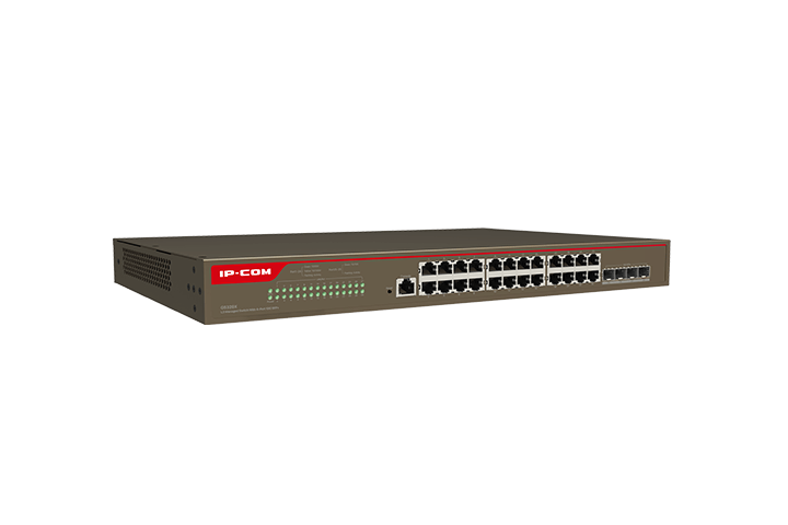 SWITCH IP-COM G5328X 24P GIGABIT+4P 10G SFP 1P Console, L3 Cloud Managed