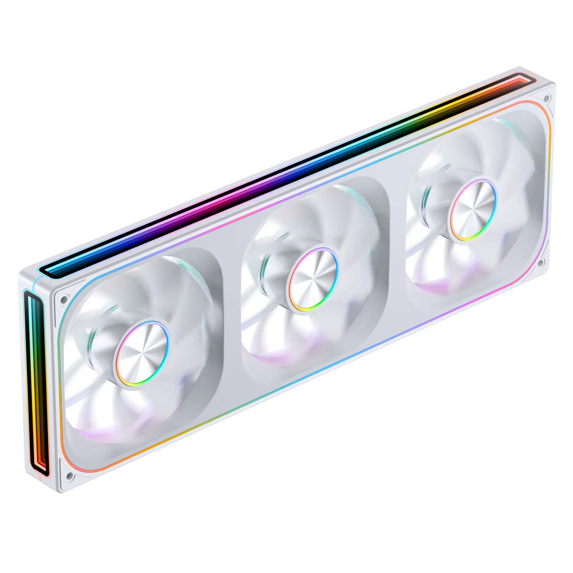 Jonsbo ZA-360 Infinity Mirror ARGB PWM Reverse, 360mm (3x 120) - Bianco