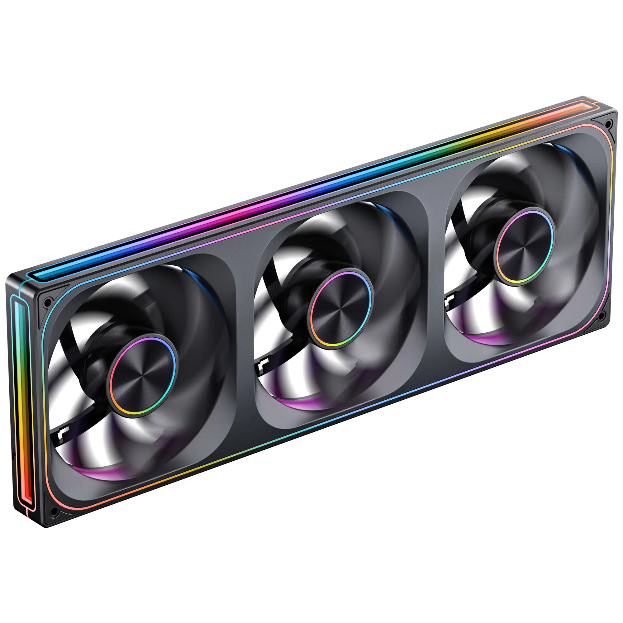 Jonsbo ZA-420BR Ventole PWM ARGB Reverse - 3x 140mm, Nero