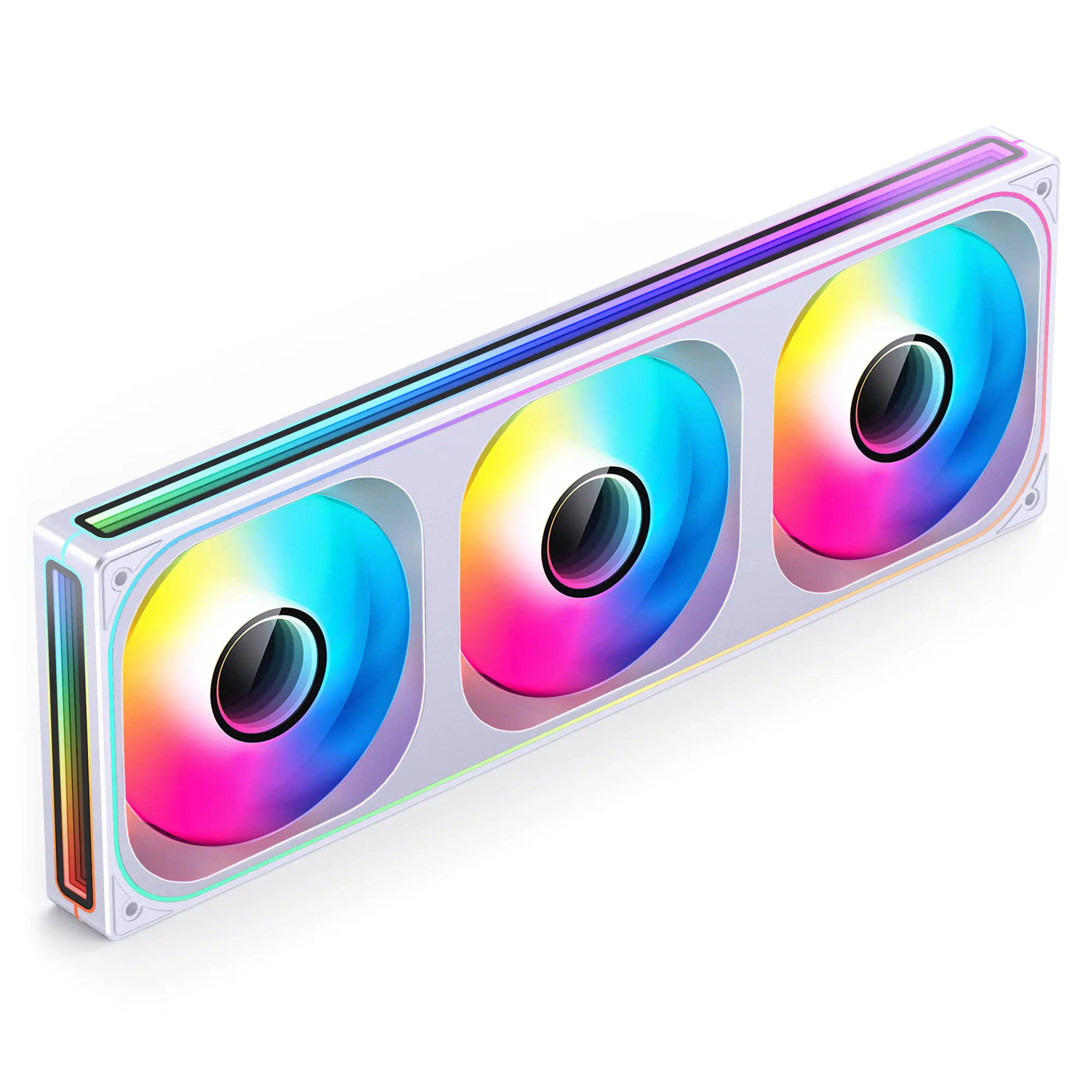 Jonsbo ZB-360 Infinity Mirror ARGB PWM, 360mm (3x 120) - Bianco
