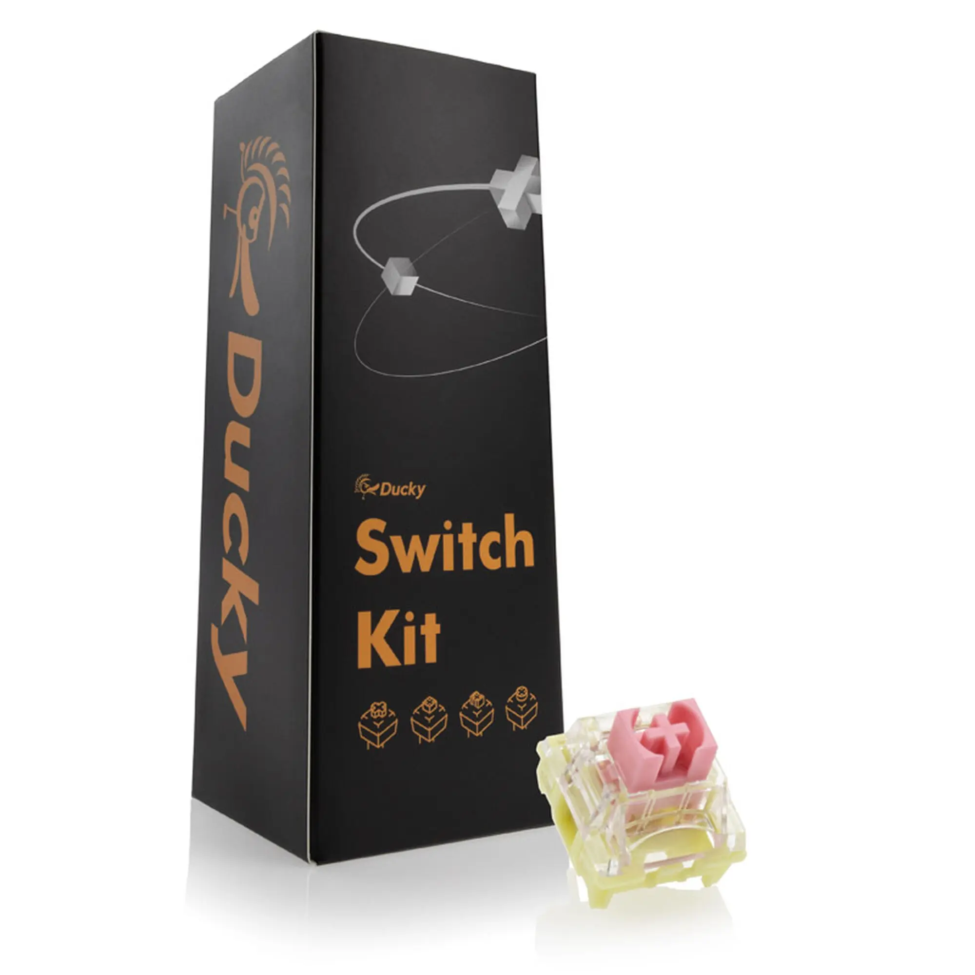 Ducky TTC Gold Pink Switch, lineare, MX-Stem 3-Pin, 37g - 110 pezzi