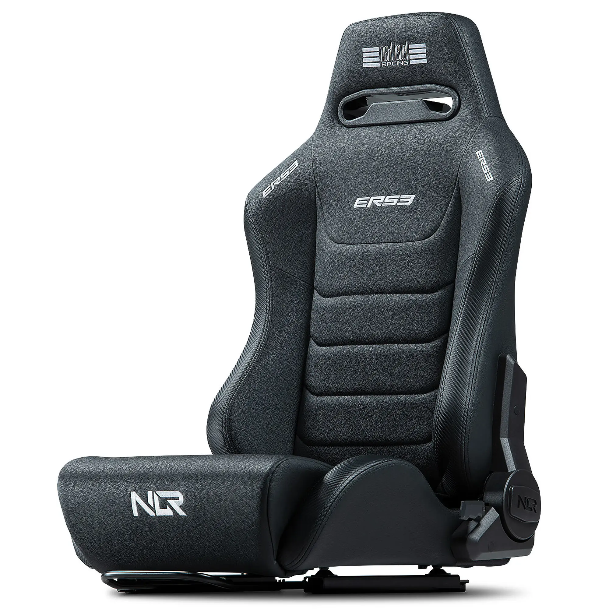 Next Level Racing ERS3 Seat - Sedile Sim Racing con Scocca in PU e Imbottitura in Schiuma a Freddo - Nero