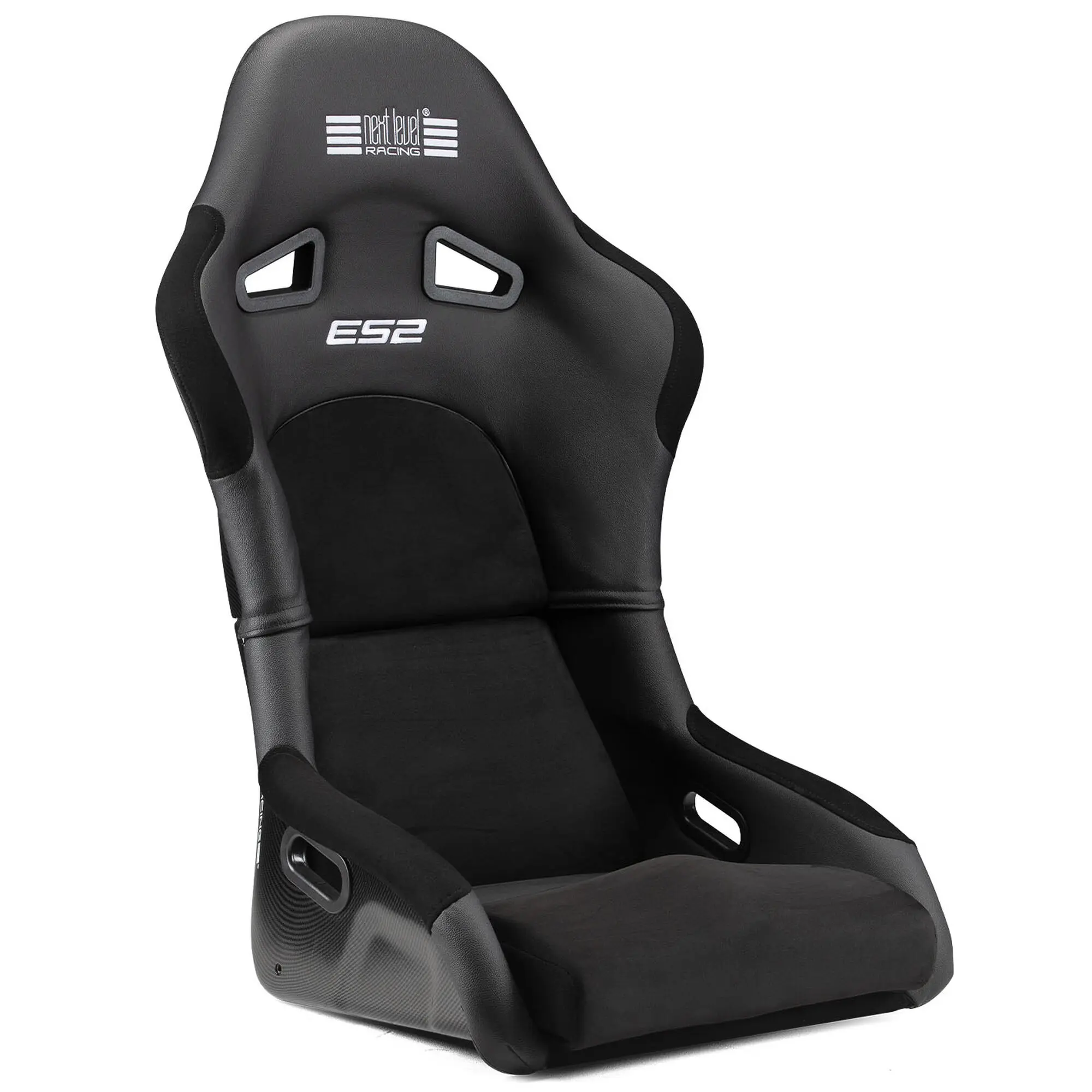 Next Level Racing ES2 Elite - Sedile Sim Racing FIA con Scocca in Vetroresina Look Carbon - Nero