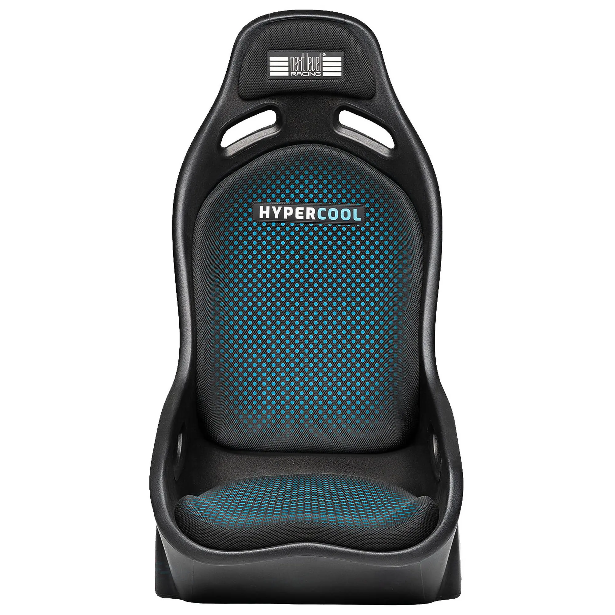 Next Level Racing ES1 HYPERCOOL - Sedile Sim Racing con Ventilazione Attiva e Rivestimento in Mesh SIMAERO - Nero