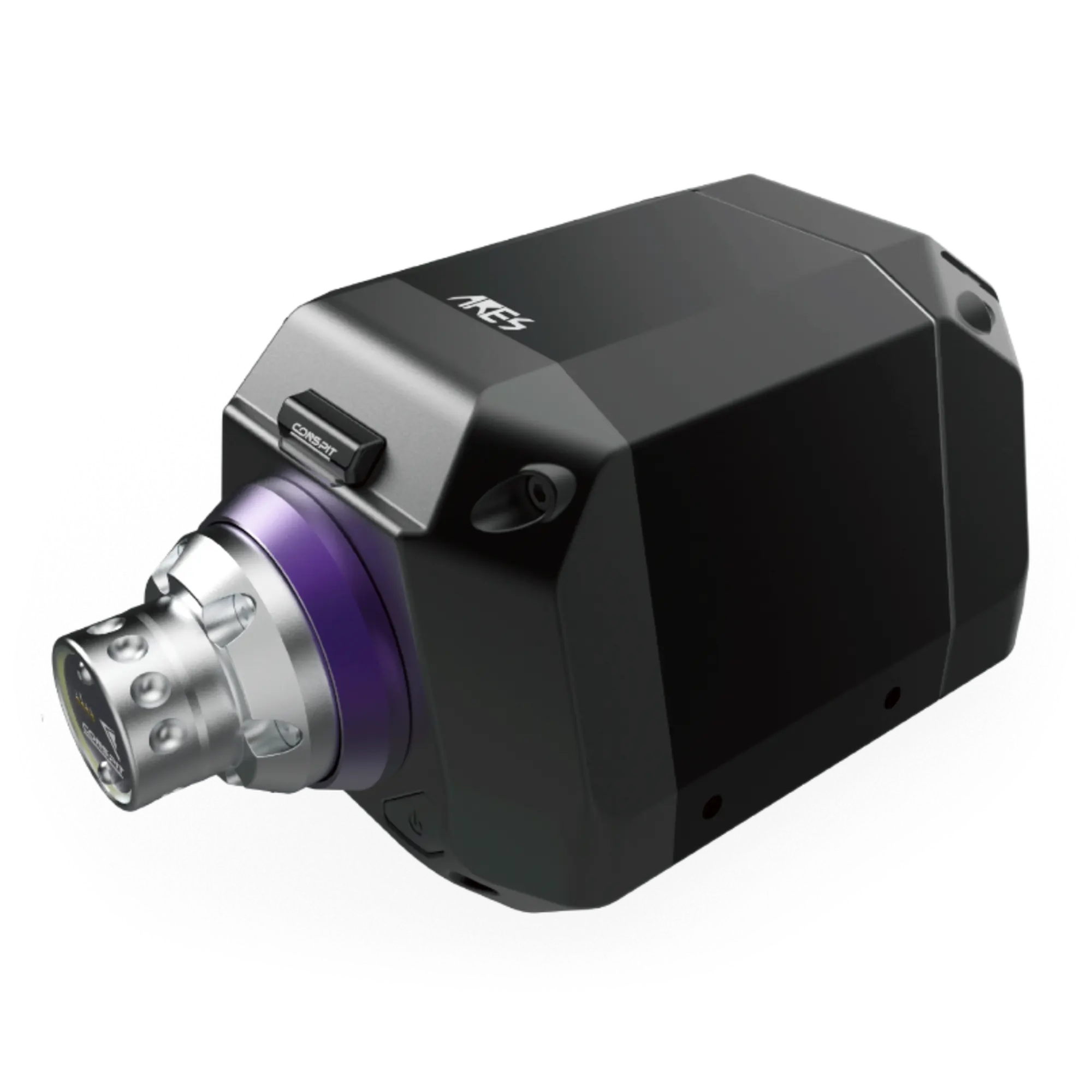 Conspit ARES 12 CDR Wheelbase Direct Drive 12Nm - Quick-Release CDR ed Encoder Ottico 23-Bit per Sim Racing - Nero