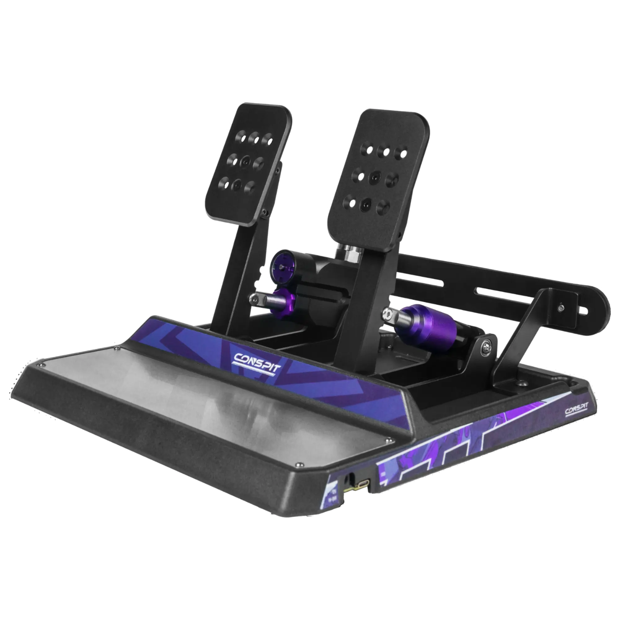 Conspit CPP APEX - Pedaliera Sim Racing a 2 Pedali con Freno Idraulico - Nero