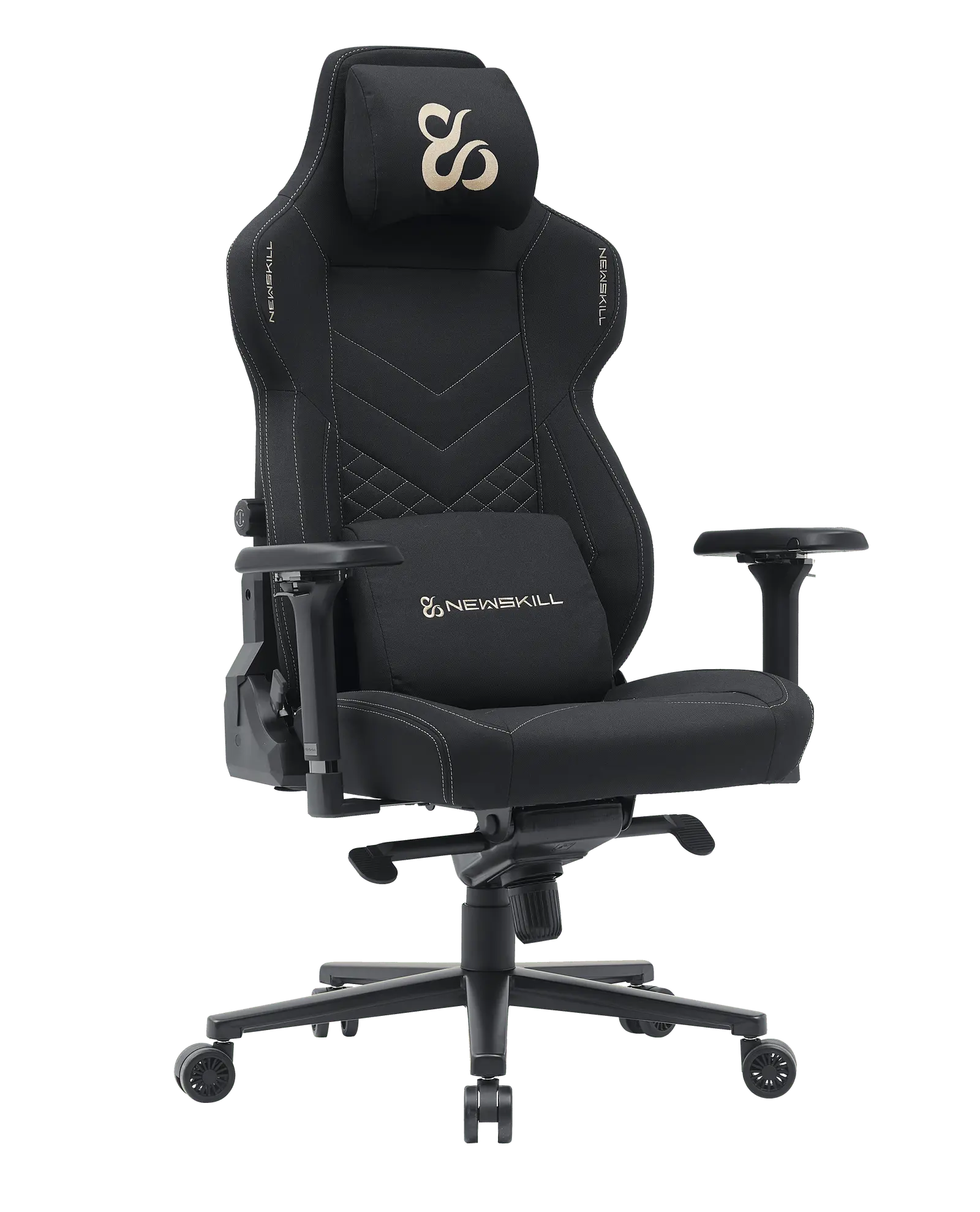 Newskill Banshee Pro - Sedia Gaming Ergonomica Professionale con Braccioli 4D e Schienale Reclinabile 180° - Nero