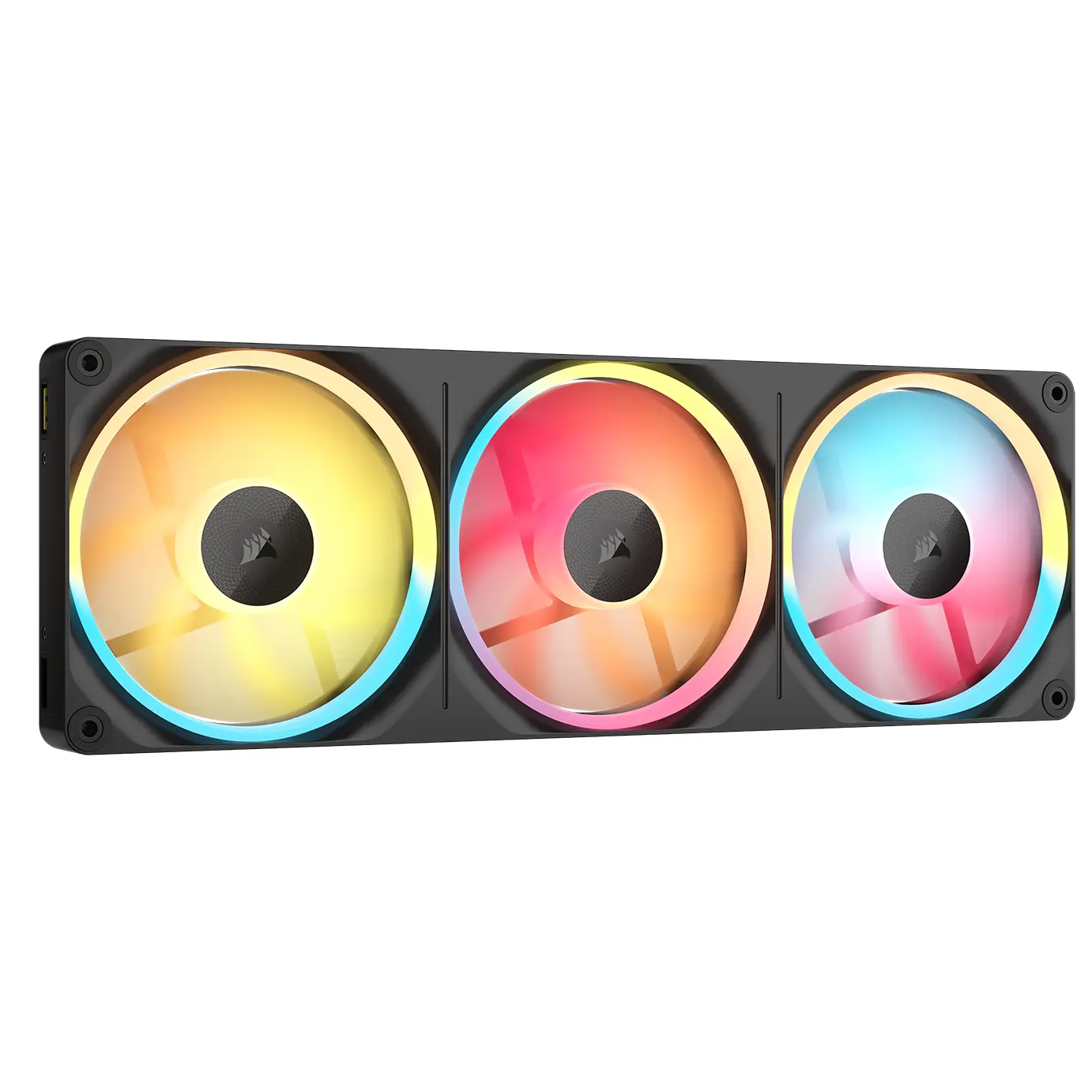 Corsair iCUE LINK LX360-R RGB, Ventole PWM Reverse, Unified Frame Triple Fan - 360mm