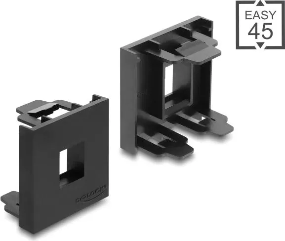 Delock Easy 45 Modul Keystone Halterung 45 x 45 mm schwarz (81669)