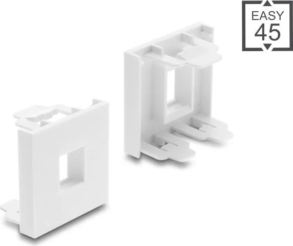 Delock Easy 45 Modul Keystone Halterung 45 x 45 mm weiÃ (81675)