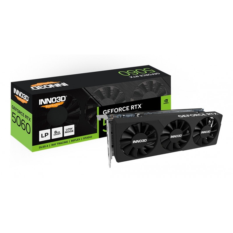 Inno3D Grafikkarte - GeForce RTX 5060 - 8 GB GDDR7 (N5060L-08D7-17941616)