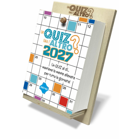 Calendario letterario giornaliero 2027 da tavolo Biembi ''Un …