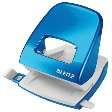 Perforatore 5008 2 fori - 30 fogli Leitz NeXXt WOW Series azzurro metallizzato 50082036