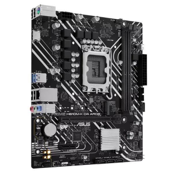 ASUS PRIME H610M-K D4 ARGB, Intel, LGA 1700, …
