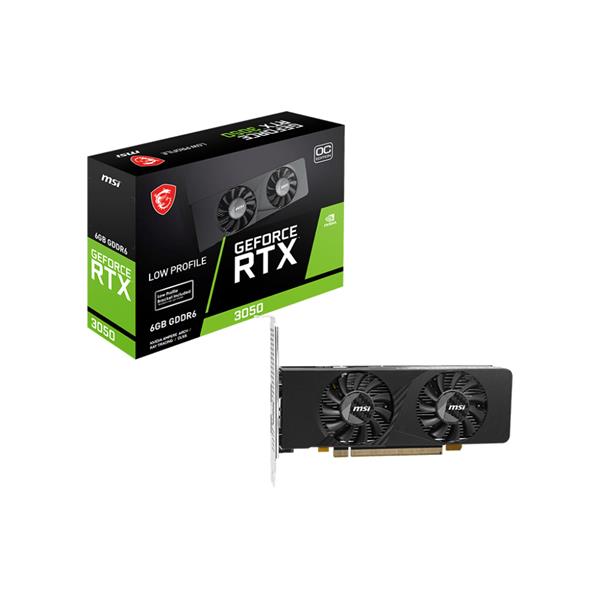 MSI GEFORCE RTX 3050 LP E 6G OC, …