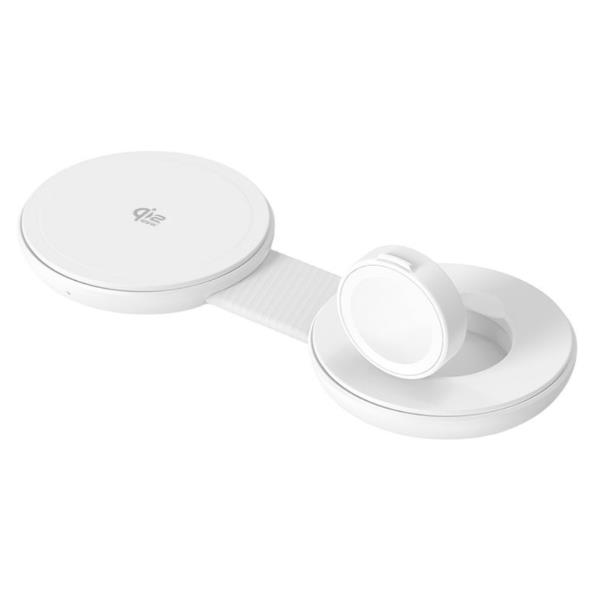 Conceptronic GORGON04W, Interno, AC, Carica wireless, Bianco