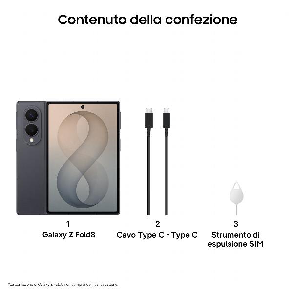 Samsung Galaxy Z Fold8, 1TB, Graphite, Nuovo formato, …