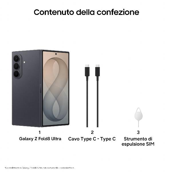 Samsung Galaxy Z Fold8 Ultra, 512GB, Graphite, Processore …