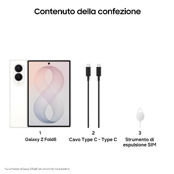 Samsung Galaxy Z Fold8, 256GB, Cream, Nuovo formato, …