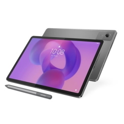 Lenovo Idea Tab - Display 11ʺ 2.5K (2560x1600) IPS 500nits 90Hz - CPU MediaTek Dimensity 6300 - RAM 8GB - Memoria 256GB UFS - Grafica ARM Mali G57 MC2 - Connettività WiFi Slot MicroSD - Android 15 - Tab Pen Inclusi, 27,9 cm (11ʺ), 2560 x 1600 Pixel, 256 GB, 8 GB, Android 15, Grigio