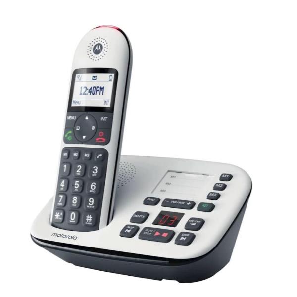 TELEFONIA FISSA - CORDLESS SENIOR CD5001 WHITE CON …