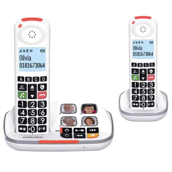TELEFONIA FISSA - SWISSVOICE CORDLESS DUO Xtra 2355