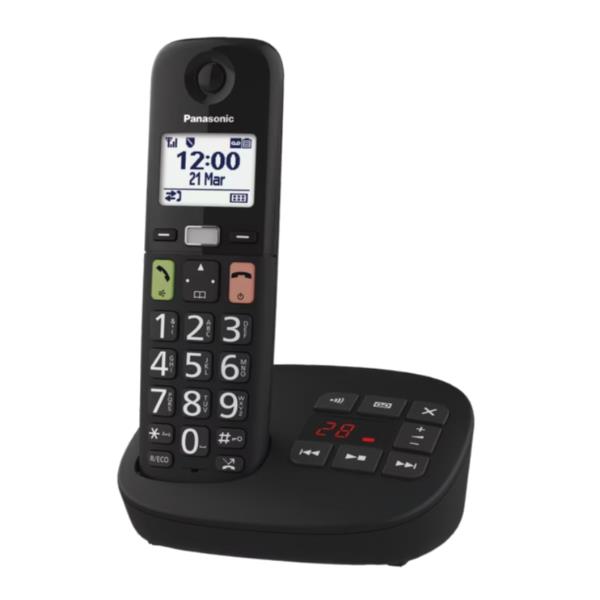 TELEFONIA FISSA - CORDLESS TGU130 TASTI GRANDI SEGRETERIA …