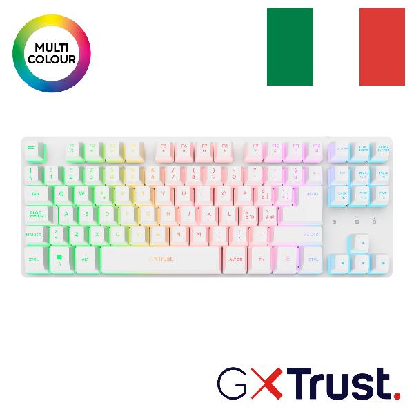 Trust GXT 831W, Tenkeyless (80 - 87%), Con …