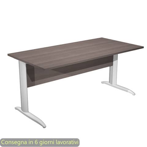 Scrivania lineare Easy - 160 x 80 x …