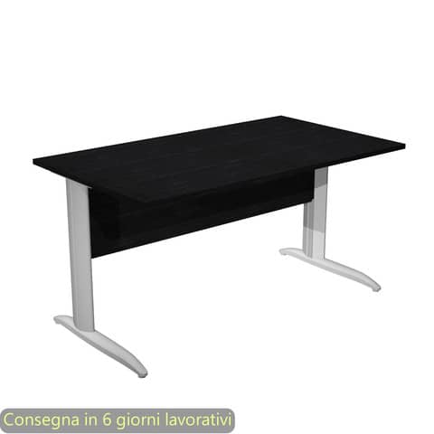 Scrivania lineare Easy - 140 x 80 x …