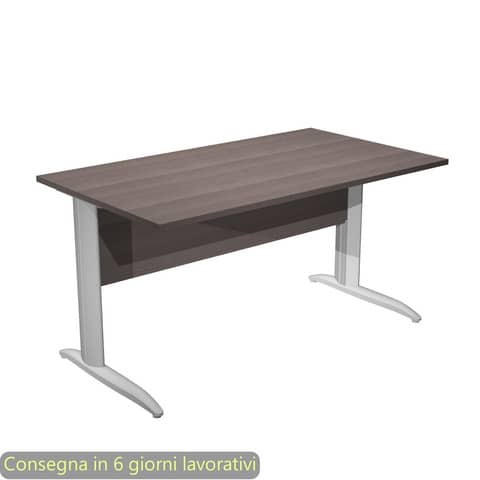Scrivania lineare Easy - 140 x 80 x …