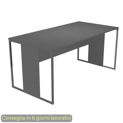 Scrivania singola Essence - 160 x 80 cm …