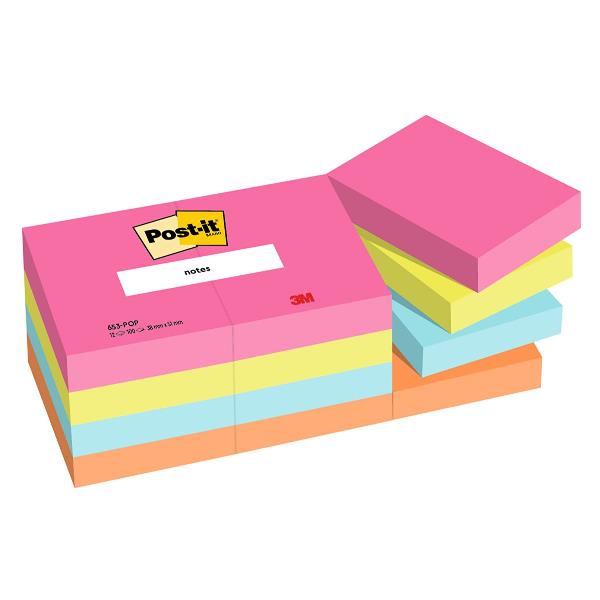 Cf. 12pz blocco 100fg. Post-itÂ® Notes 38x51mm 653-POP …