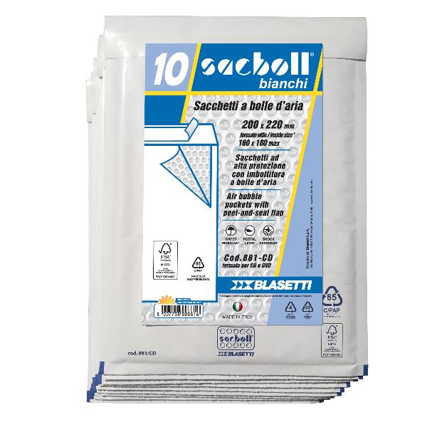 Busta imbottita Sacboll - CD (20 x 22 …