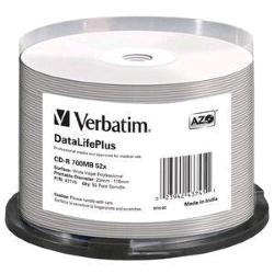Verbatim - Scatola 50 CD-R Data Life Plus …
