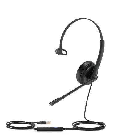 YEALINK TELEFONIA CUFFIE UH34 MONO TEAMS USB-A LITE