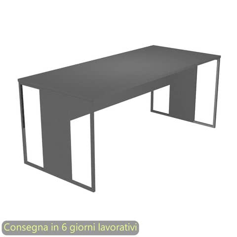Scrivania singola Essence - 180 x 80 cm …