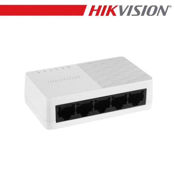 HIKVISION DS-3E0505D-E SWITCH NON GESTITO 5 PORTE GIGABIT 10/100/100 BIANCO