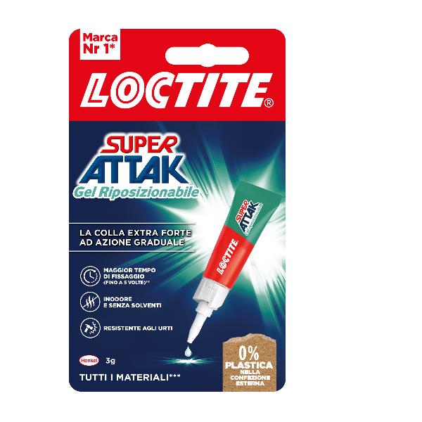 Colla Super Attak Gel Riposizionabile - 3 gr …