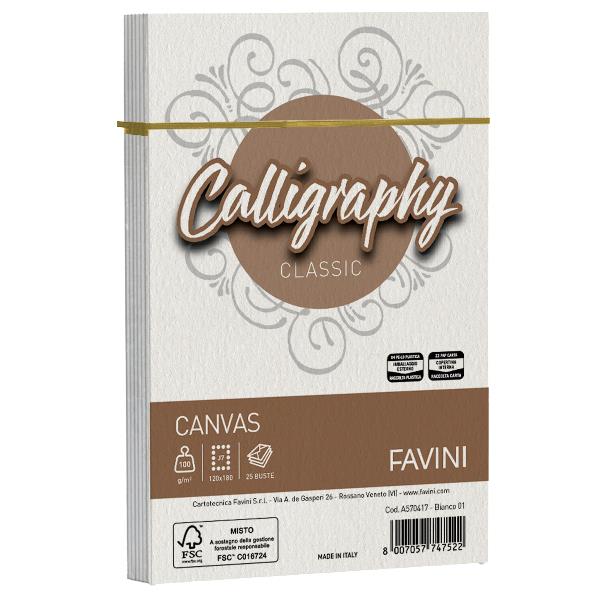Busta Calligraphy Canvas - 120 x 180 mm …