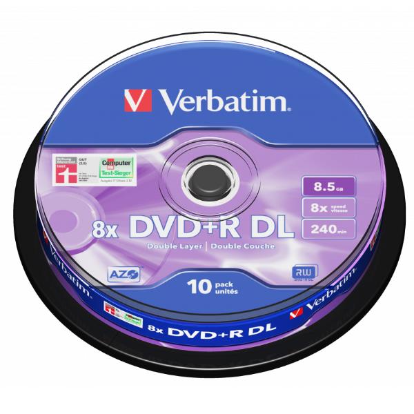 Verbatim - Scatola 10 DVD+R Dual Layer - …