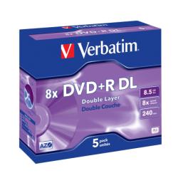 Verbatim - Scatola 5 DVD+R Dual Layer - …