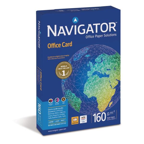 Navigator Office Card - 170 micron - bianco …